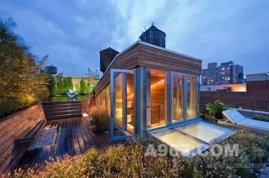 纽约绿色主题阁楼设计-Blesso Loft 