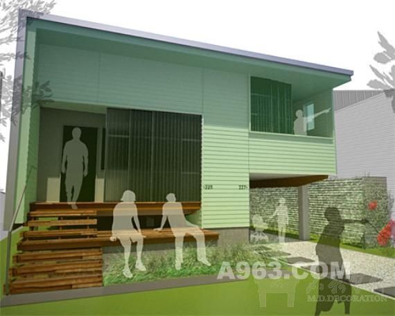 布拉德-彼特在新奥尔良重建的绿色住宅(组图)