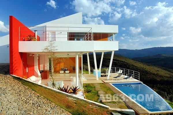 第十届建筑大奖作品--巴西现代独栋别墅设计